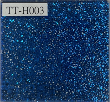 閃亮藍色鑄造壓克力板樣品 TT-H003。